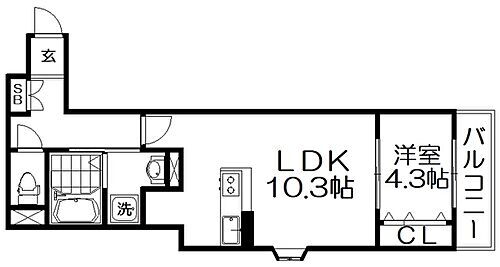 アート樟葉ＩＩＩ 3階 1LDK 賃貸物件詳細