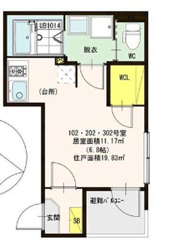 兵庫県西宮市鳴尾町2丁目 鳴尾・武庫川女子大前駅 ワンルーム アパート 賃貸物件詳細