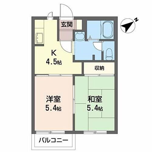 スタ－・ヒルズ 2階 2K 賃貸物件詳細