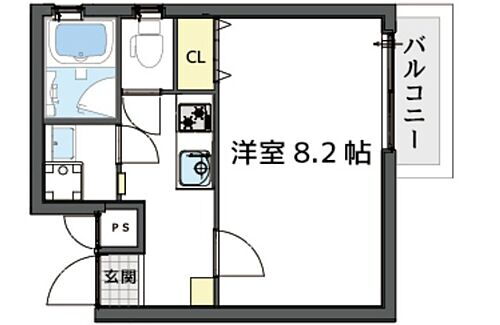 兵庫県尼崎市塚口本町2丁目 塚口駅 1K アパート 賃貸物件詳細