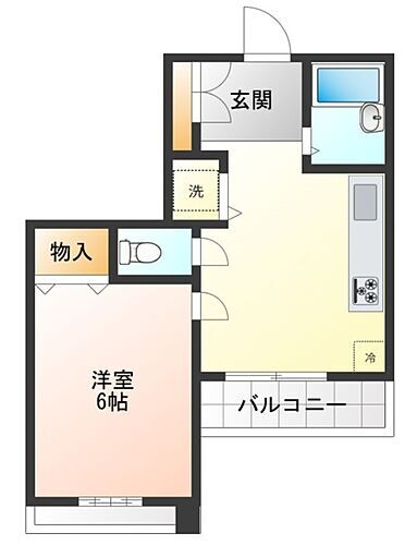 兵庫県西宮市田中町 西宮駅 1K マンション 賃貸物件詳細