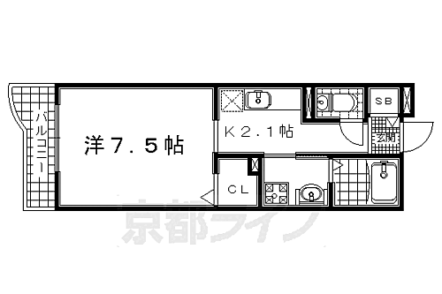 京都府京田辺市東鍵田 新田辺駅 1K マンション 賃貸物件詳細