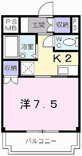 兵庫県姫路市飾磨区清水1丁目 飾磨駅 1K マンション 賃貸物件詳細