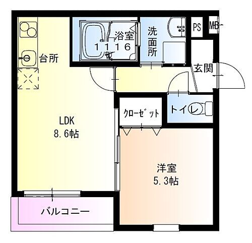 大阪府東大阪市今米1丁目 吉田駅 1LDK アパート 賃貸物件詳細