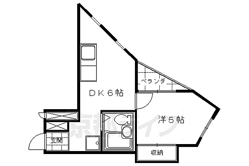 京都府京都市伏見区桃山町丹後 桃山南口駅 1DK マンション 賃貸物件詳細