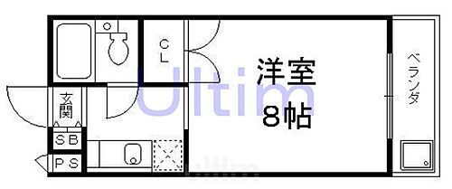 フォレスト深草 2階 1K 賃貸物件詳細