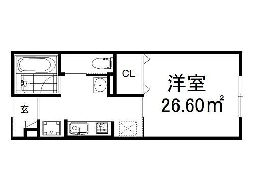 さくらハウス醍醐Ｂ棟 2階 1K 賃貸物件詳細