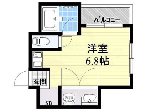 原田ビル 4階 ワンルーム 賃貸物件詳細