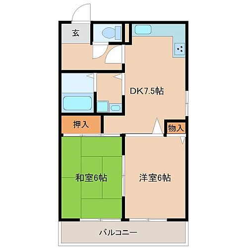 兵庫県尼崎市塚口町3丁目 塚口駅 2DK マンション 賃貸物件詳細