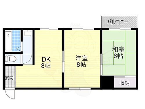 大阪府大阪市東住吉区矢田4丁目 矢田駅 2LDK マンション 賃貸物件詳細
