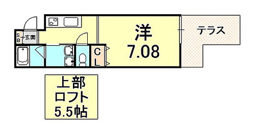 兵庫県西宮市深津町 西宮北口駅 1K アパート 賃貸物件詳細