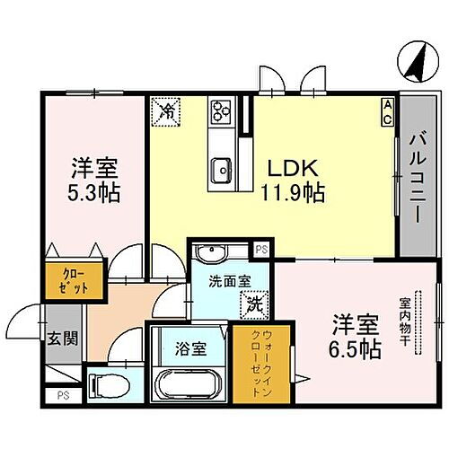 兵庫県神戸市東灘区本山中町2丁目 摂津本山駅 2LDK アパート 賃貸物件詳細