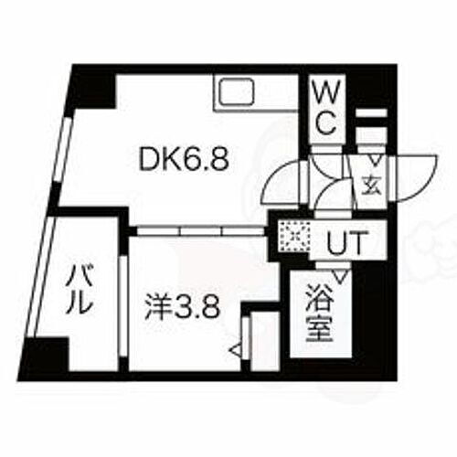 ファステート京都東寺グラン 6階 1DK 賃貸物件詳細