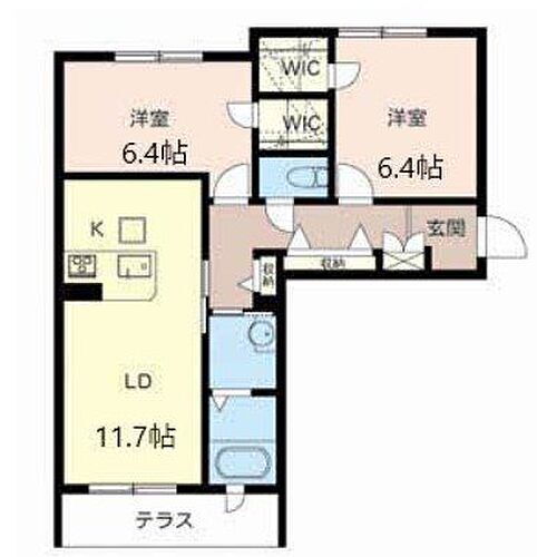 大阪府豊中市曽根南町3丁目 曽根駅 2LDK アパート 賃貸物件詳細