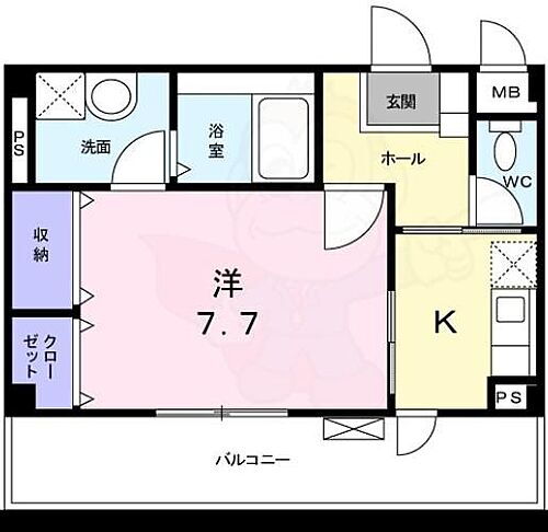 プリマ・クラッセ十八条 2階 1K 賃貸物件詳細