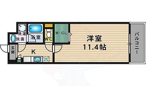 大阪府大阪市東淀川区下新庄5丁目6番9号 下新庄駅 1K マンション 賃貸物件詳細
