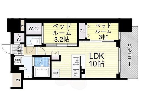 コンフォリア新大阪宮原Ｑ 13階 2LDK 賃貸物件詳細