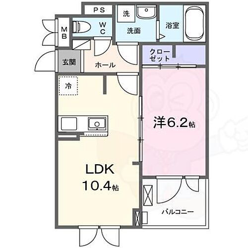 アンジュ　ミニョン 3階 1LDK 賃貸物件詳細