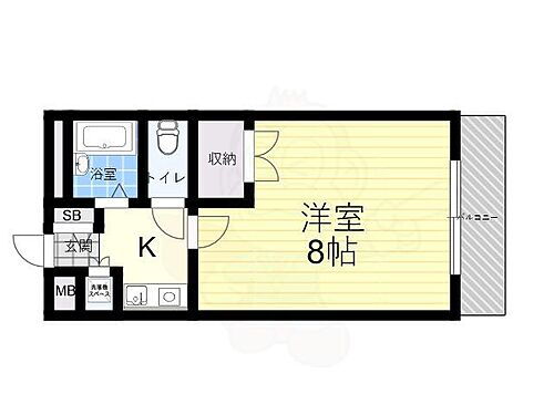 兵庫県西宮市六軒町 甲陽園駅 1K マンション 賃貸物件詳細