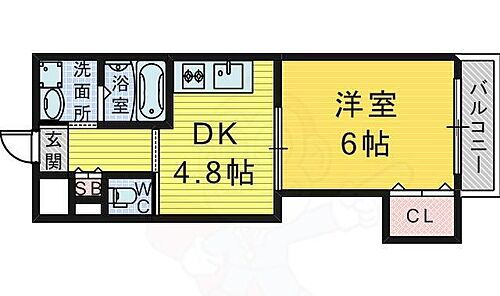 大阪府堺市堺区甲斐町西3丁 堺駅 1DK マンション 賃貸物件詳細