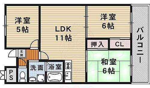 大阪府池田市畑2丁目4番3号 池田駅 3LDK マンション 賃貸物件詳細