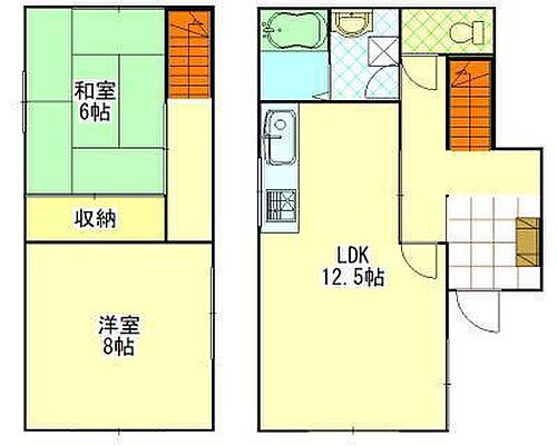 楢山太田町　貸家 2LDK 賃貸物件詳細