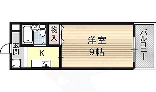 大阪府茨木市大池1丁目 茨木市駅 1K マンション 賃貸物件詳細