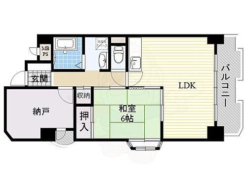 大阪府豊中市箕輪３丁目 豊中駅 1LDK マンション 賃貸物件詳細