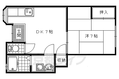 京都府宇治市槇島町薗場 宇治駅 1DK 一戸建て 賃貸物件詳細