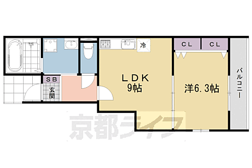 滋賀県大津市大萱5丁目 瀬田駅 1LDK アパート 賃貸物件詳細