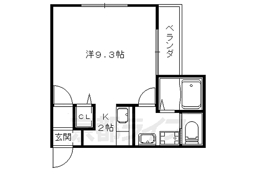 京都府京都市山科区大宅細田町 小野駅 1K マンション 賃貸物件詳細