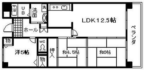 プリムローズ岸和田 5階 3LDK 賃貸物件詳細