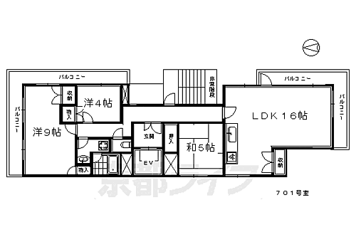 京都府京都市下京区和気町 梅小路京都西駅 3LDK マンション 賃貸物件詳細