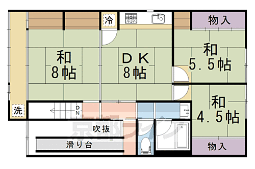 京都府京都市上京区上立売通大宮西入硯屋町 今出川駅 3DK 一戸建て 賃貸物件詳細