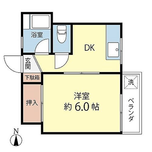 東京都大田区大森西4丁目7-15 大森町駅 1DK マンション 賃貸物件詳細