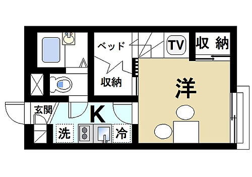 奈良県天理市田町421-1 天理駅 1K アパート 賃貸物件詳細
