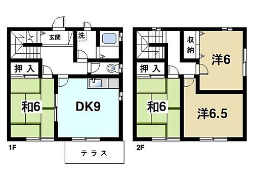 奈良県奈良市神功5丁目 高の原駅 4DK 一戸建て 賃貸物件詳細