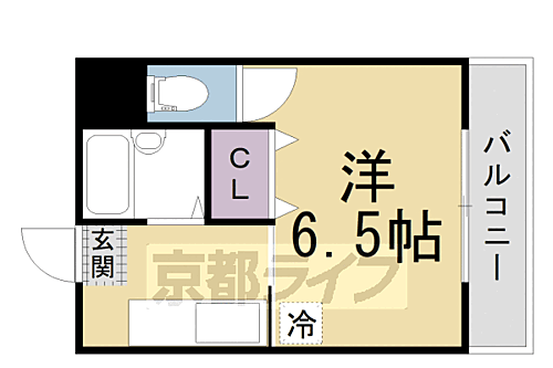 京都府京都市右京区西院月双町 西院駅 1K マンション 賃貸物件詳細