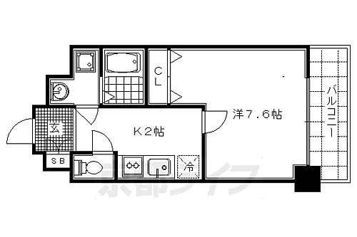 京都府京都市右京区梅津南広町 太秦天神川駅 1K マンション 賃貸物件詳細