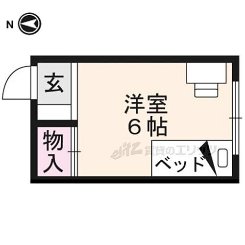 京都府京都市左京区北白川西平井町 出町柳駅 ワンルーム アパート 賃貸物件詳細