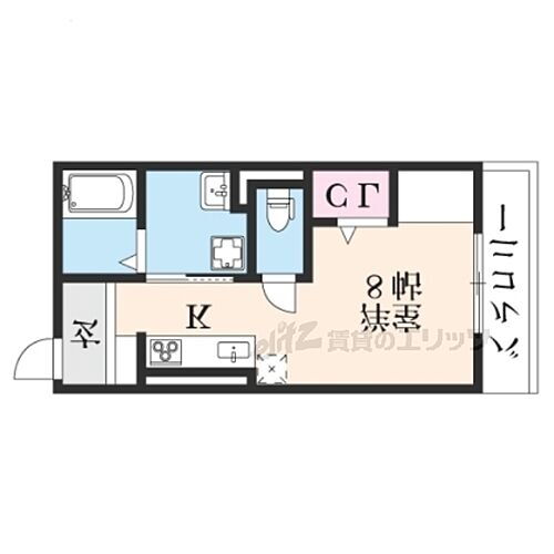 京都府京都市東山区渋谷通東大路西入鐘鋳町 賃貸アパート