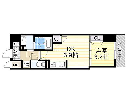 Ｄｉｍｏｒａ靭公園 13階 1DK 賃貸物件詳細