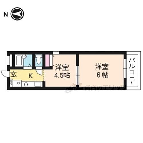 京都府京都市北区紫竹北栗栖町 北大路駅 2K マンション 賃貸物件詳細