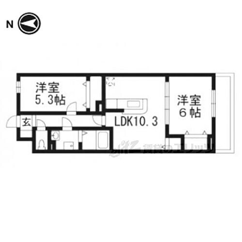 京都府京都市伏見区久我本町 向日町駅 2LDK アパート 賃貸物件詳細