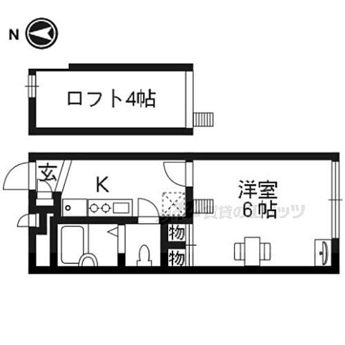 京都府京都市中京区壬生上大竹町 西院駅 1K アパート 賃貸物件詳細