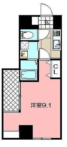 福岡県北九州市小倉北区室町2丁目 西小倉駅 1K マンション 賃貸物件詳細