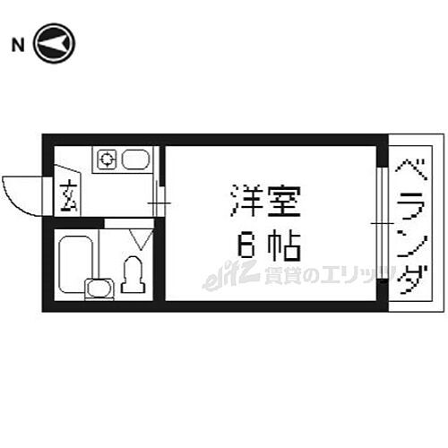 アルバドール山双 4階 1K 賃貸物件詳細