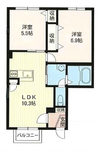 栃木県さくら市喜連川 氏家駅 2LDK アパート 賃貸物件詳細