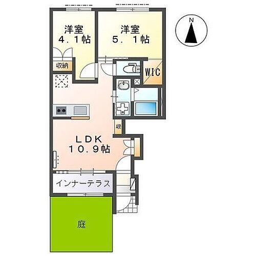 愛知県海部郡大治町大字砂子字尾崎95 岩塚駅 2LDK アパート 賃貸物件詳細