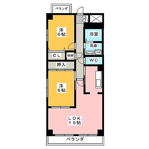 愛知県名古屋市東区徳川1丁目 大曽根駅 2LDK マンション 賃貸物件詳細